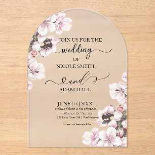 Wedding Floral Invitation