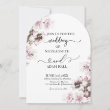 Wedding Floral Invitation