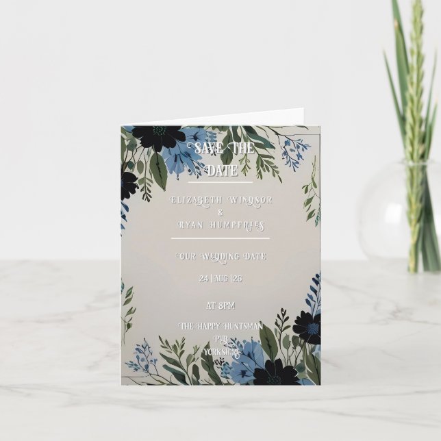 Wedding Floral Invitation Collection (Front)
