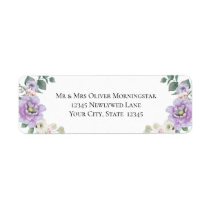 Wedding Floral Lavender Peony