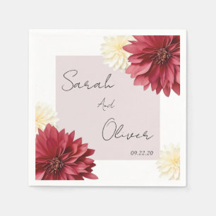 Wedding Floral  Napkin