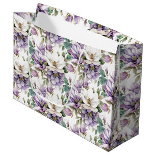 Wedding Floral Print Gift Bag