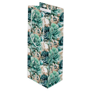 Wedding Floral Print Gift Bag