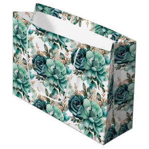 Wedding Floral Print Gift Bag