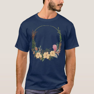 Wedding floral wreath I Bridal bouquet boho style  T-Shirt