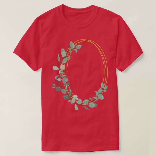 Wedding floral wreath I Bridal bouquet boho style  T-Shirt (Design Front)