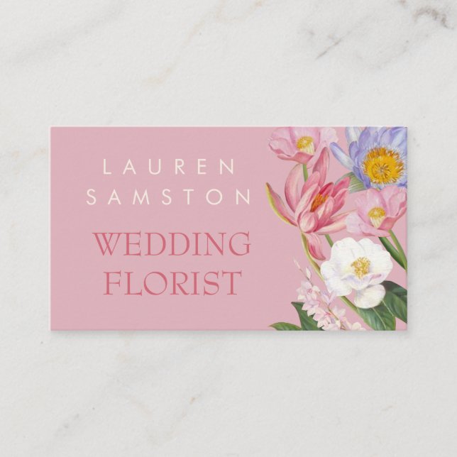 Wedding Florist Business Card (Front)