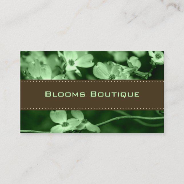 Wedding Florist Business Cards (Front)