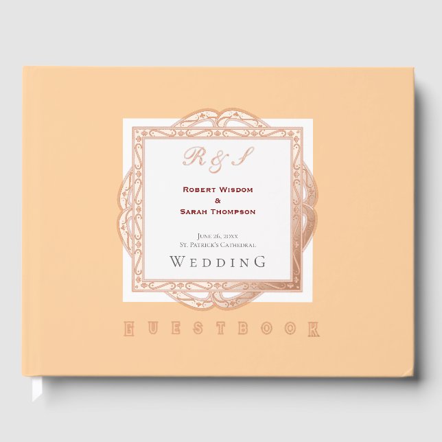 Wedding Foil Guestbook (Front)