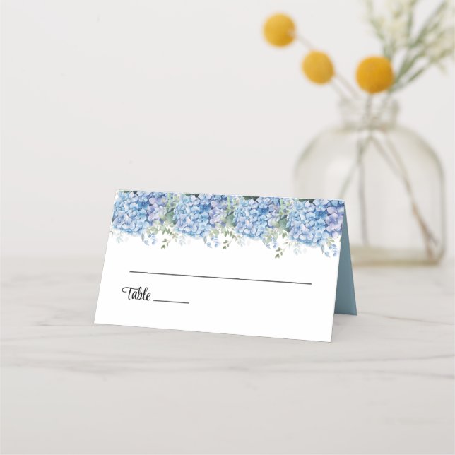 Wedding Folded Name Place Card (Front)