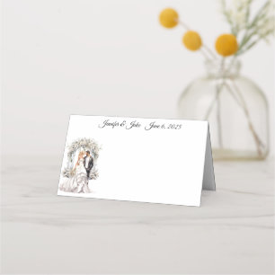 Wedding Folded Name Place Card