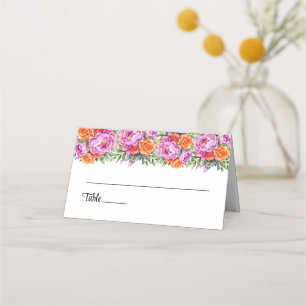 Wedding Folded Name Place Card