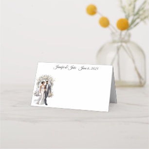 Wedding Folded Name Place Card