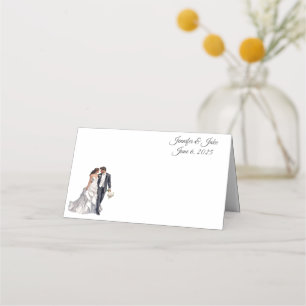 Wedding Folded Name Place Card