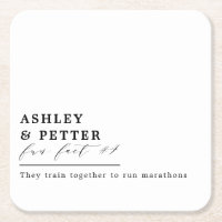 Wedding Fun Facts About the Couple Classic Script 