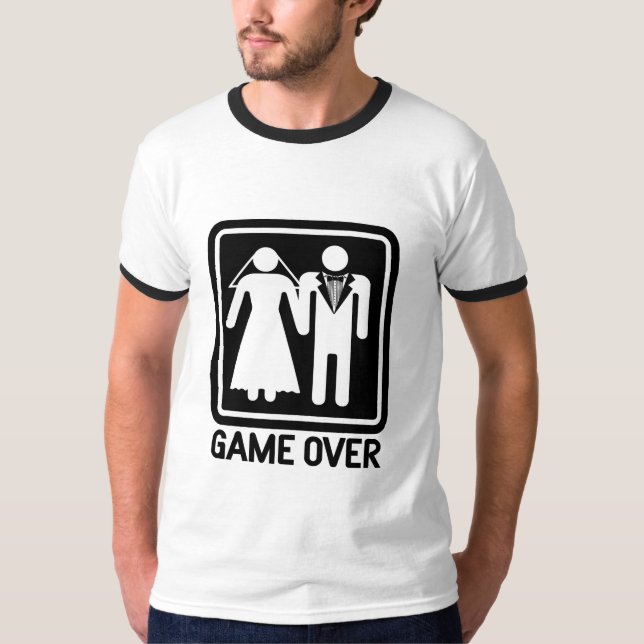 Wedding Game Over T-Shirt (Front)