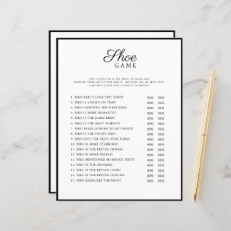 Wedding Games modern style.