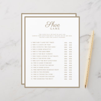 Wedding Games modern style.