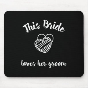 Wedding Gift Bachelorette Party Honeymoon Bride Gr Mouse Mat