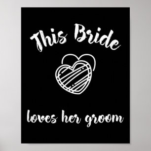 Wedding Gift Bachelorette Party Honeymoon Bride Gr Poster