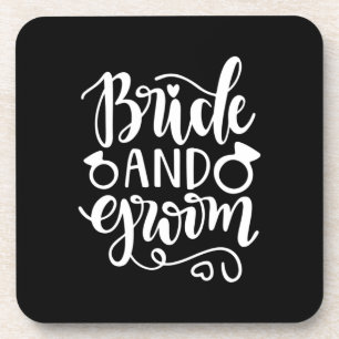 Wedding Gift Bride And Groom Coaster