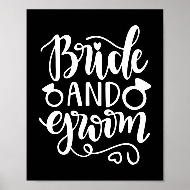 Wedding Gift Bride And Groom Poster (Front)