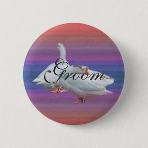 wedding gift, bride or groom button