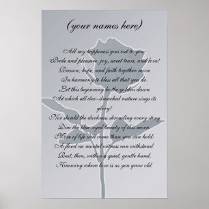 Wedding Gift for the Bride and Groom Poster
