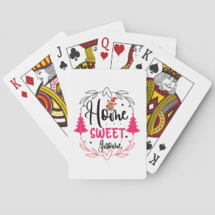 Wedding Gift Home Sweet Gnome Playing Cards