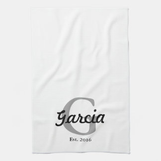 Wedding Gift Personalised Hand Towel