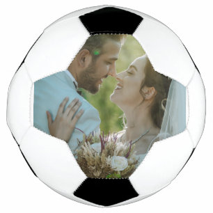 Wedding Gift Soccer Ball Custom Couple Image Desig