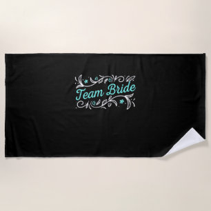 Wedding Gift Team Bride Beach Towel