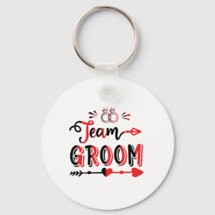 Wedding Gift Team Groom Key Ring