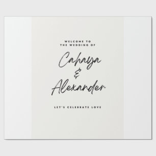 Wedding Gift Wrapping Paper