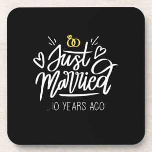 Wedding Gifts 10th Wedding Anniversary Coaster