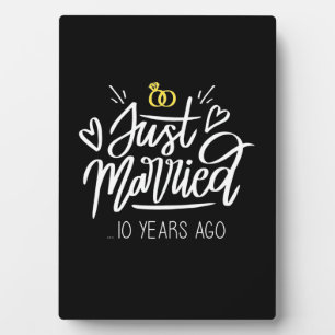 Wedding Gifts   10th Wedding Anniversary Plaque