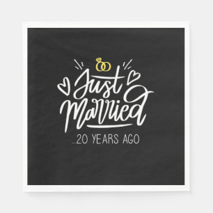 Wedding Gifts 20th Wedding Anniversary Napkin