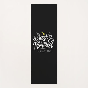 Wedding Gifts   5th Wedding Anniversary Yoga Mat