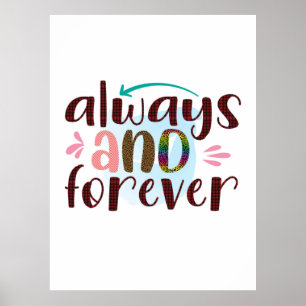 Wedding Gifts   Always And Forever Poster