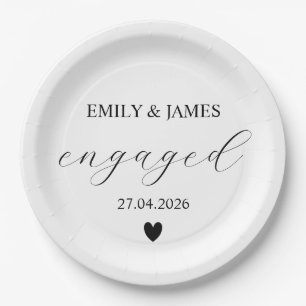 Wedding Gifts for Couple, Custom Dish, Personalise Paper Plate