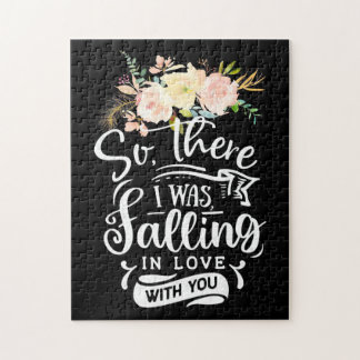 Wedding Gifts | I Was Falling In Love With You Jigsaw Puzzle