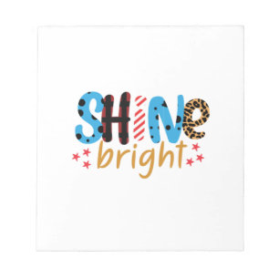 Wedding Gifts Shine Bright Notepad