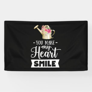 Wedding Gifts   You Make My Heart Smile Banner