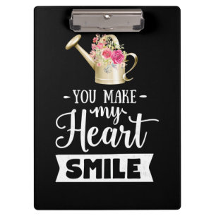 Wedding Gifts   You Make My Heart Smile Clipboard