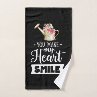 Wedding Gifts | You Make My Heart Smile Hand Towel