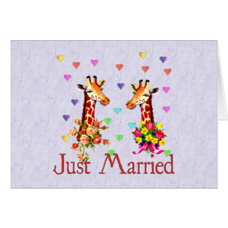 Wedding Giraffes