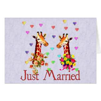 Wedding Giraffes