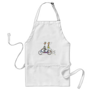 Wedding giraffes standard apron