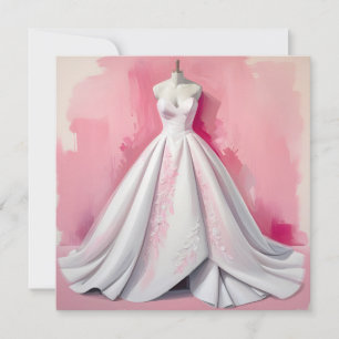 Wedding Gown Invitation