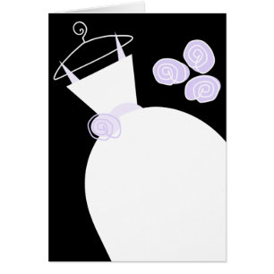 Wedding Gown Purple black vertical